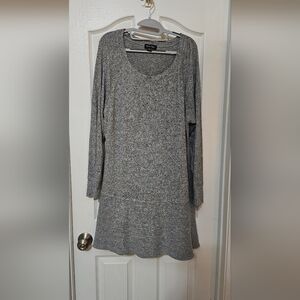 Women's grey light sweater dress Great for business by adding a scarf. Super sof